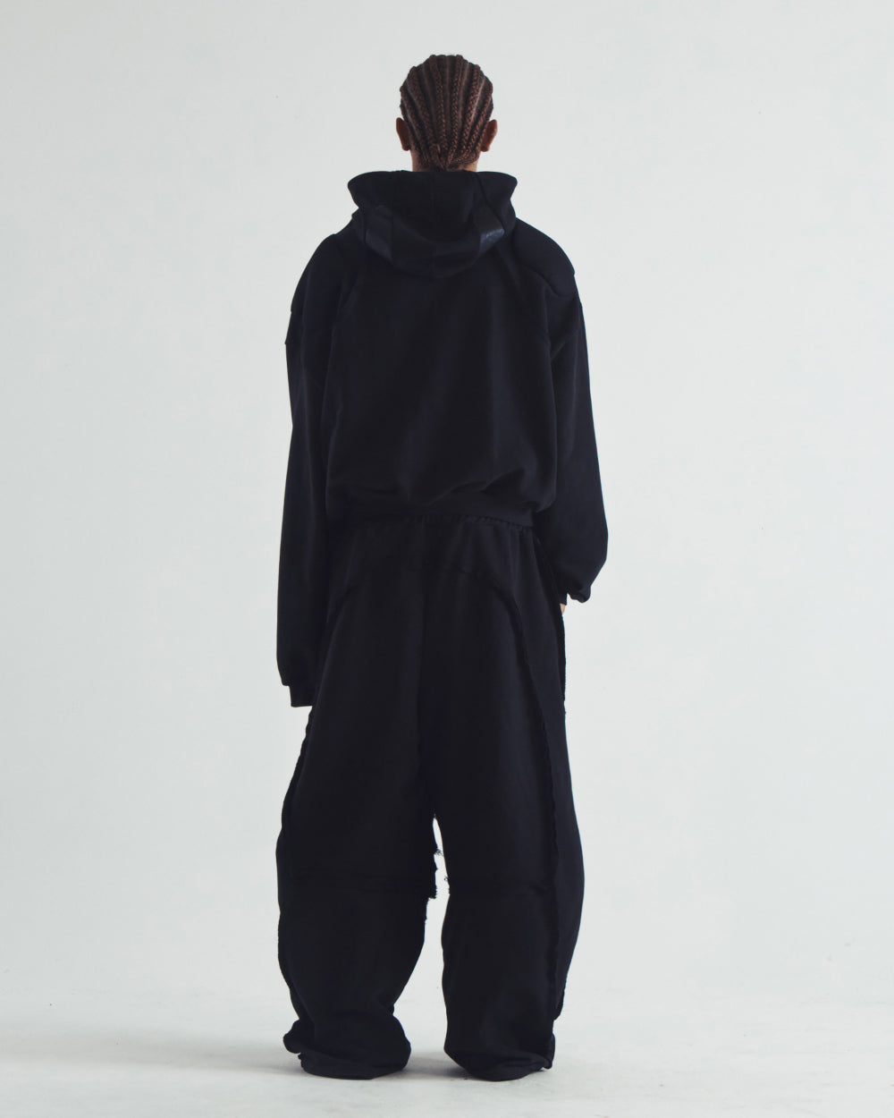 DaDa Padded Hoodie BLACK