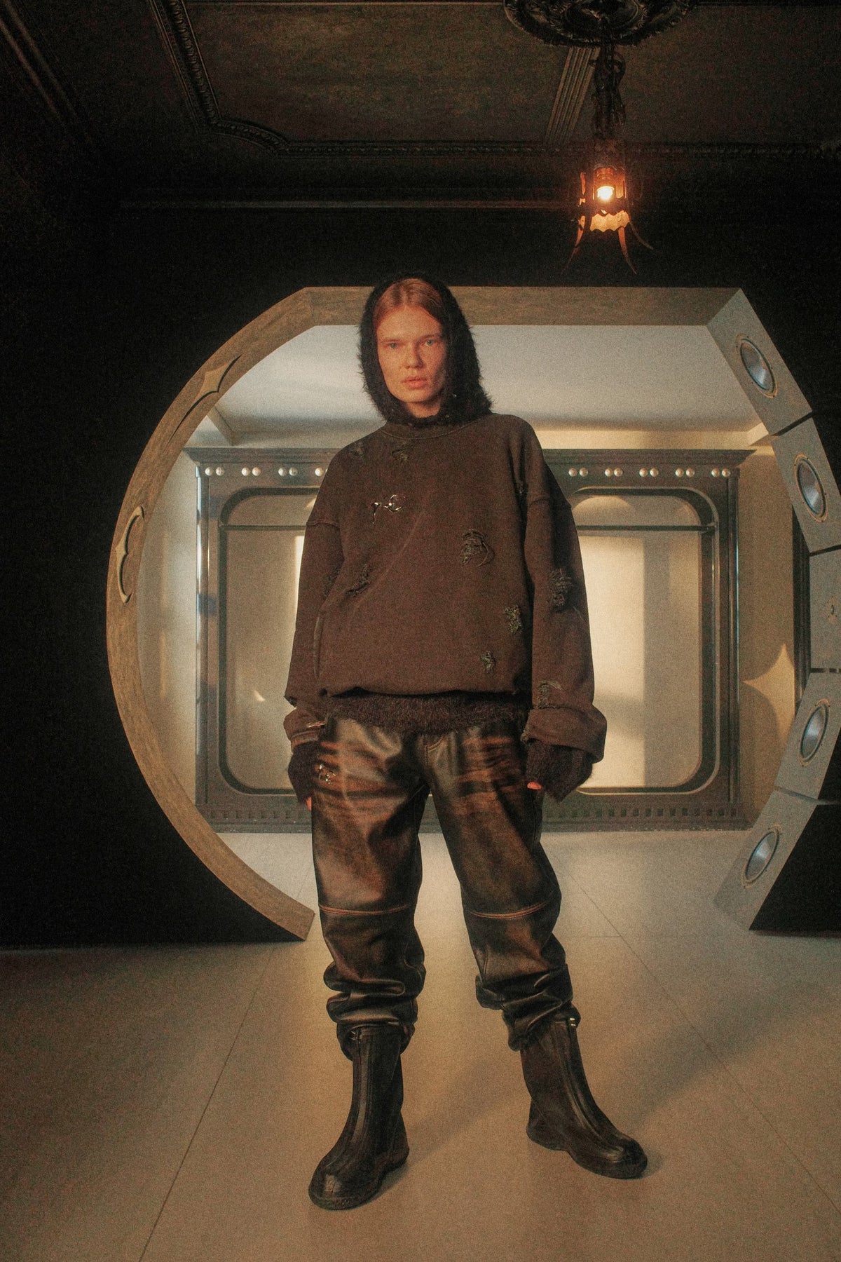 Bio Soldier Leather Trouser