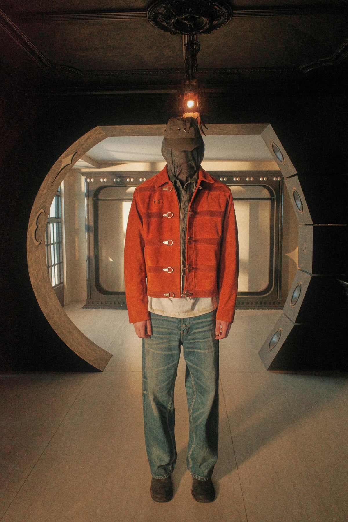 Bio Soldier Leather Jacket CAMEL