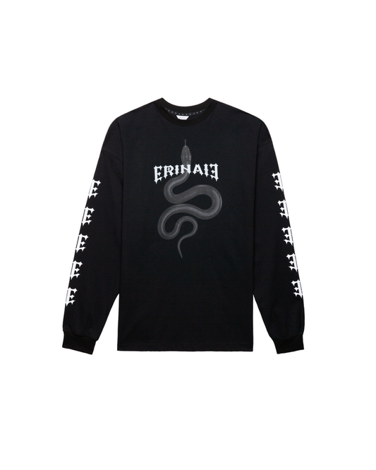 Mamba Logo Long Sleeve Tee BLACK