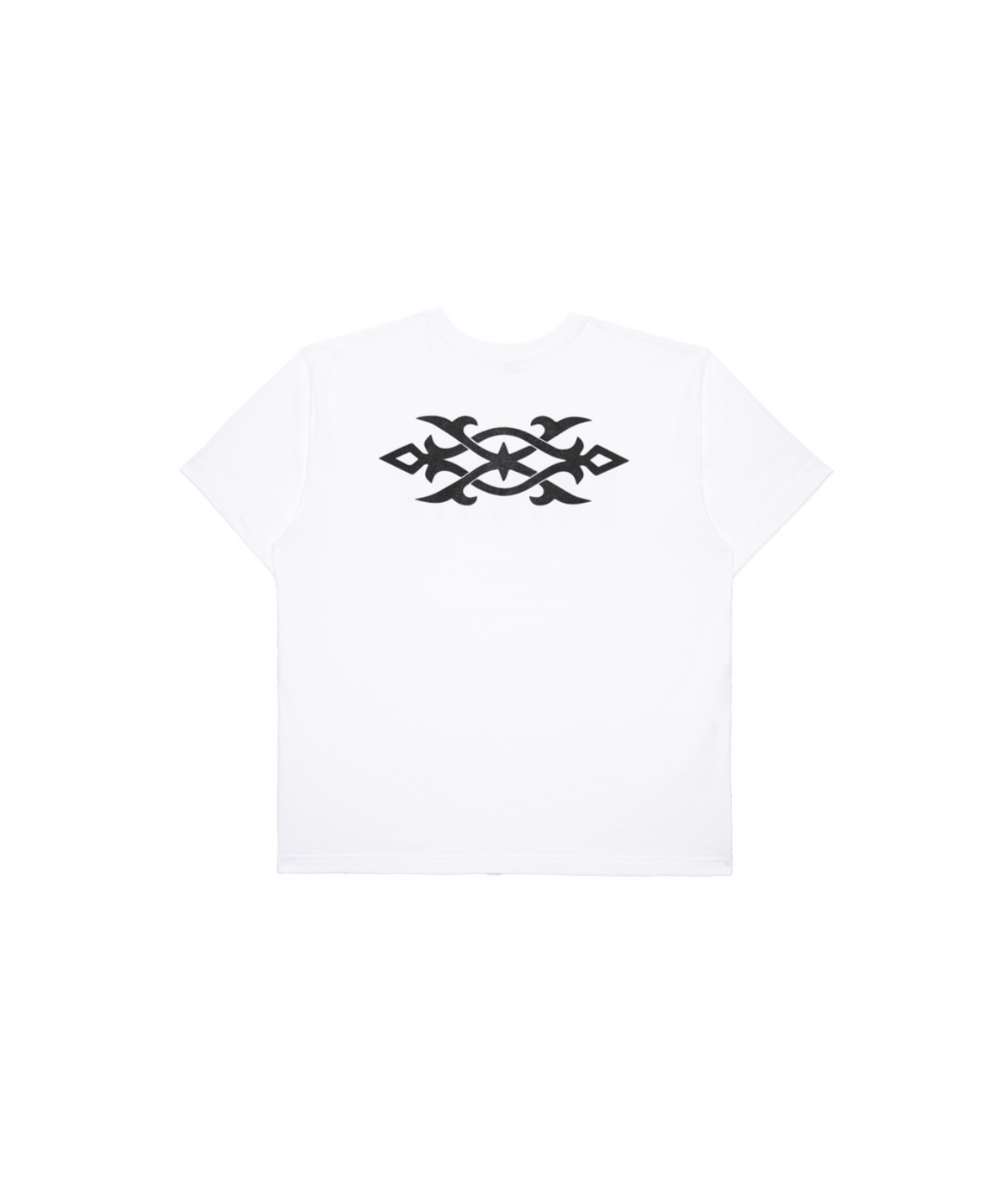 Metalic Tribal Short Sleeve Tee WHITE