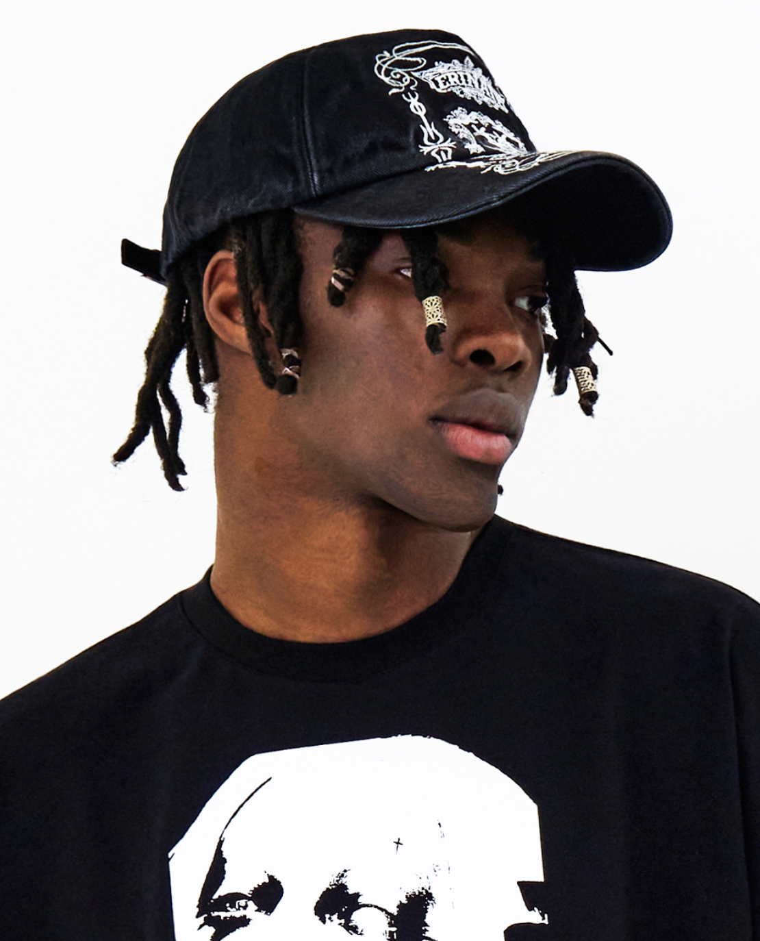 Moon Dark Grey Washing Ball Cap