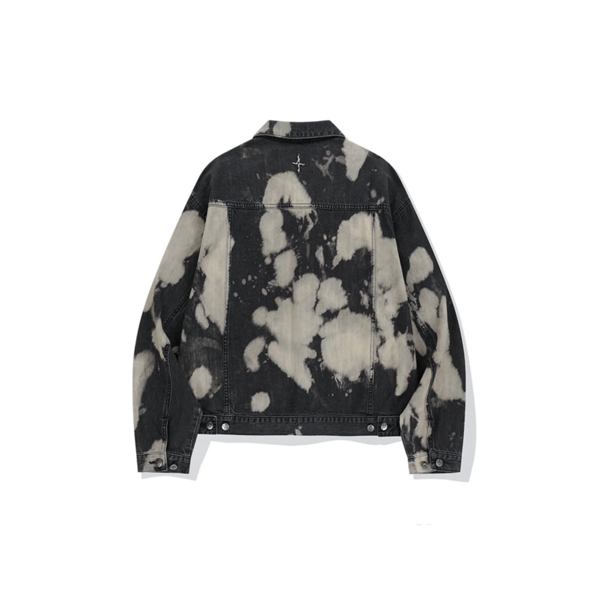 Overdyed Denim Trucker Jacket BLACK