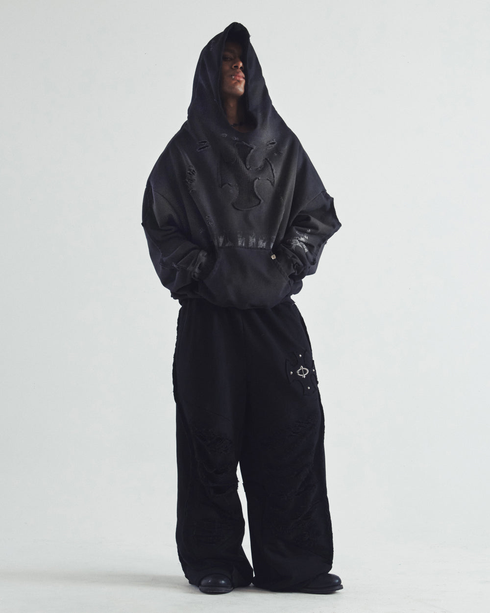 Goyo Sweat Pants BLACK