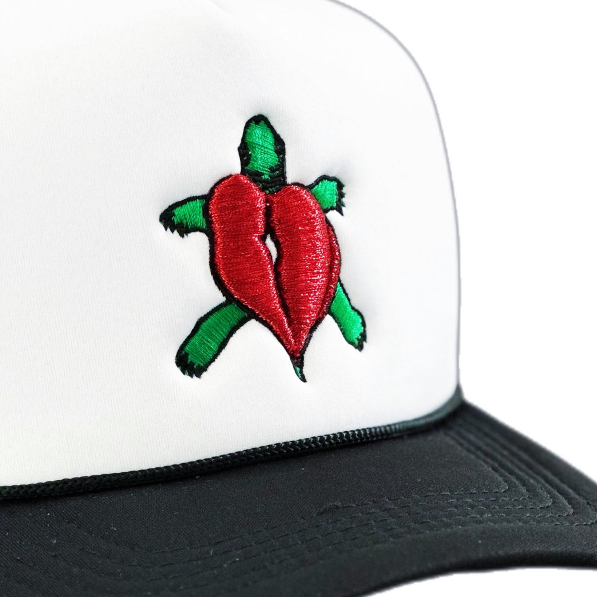 'Slow But Steady' Trucker Hat BLK/WHT