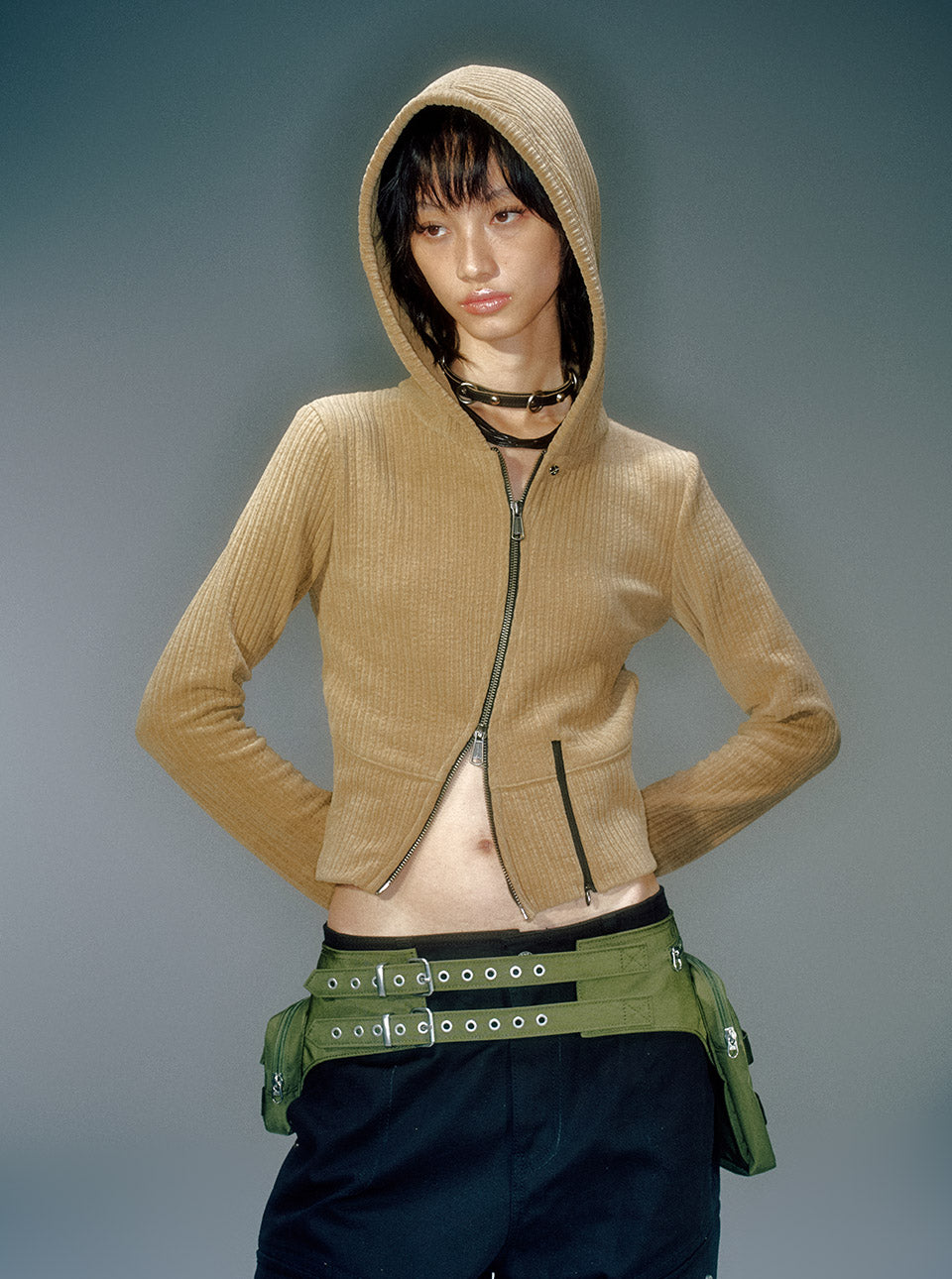Piper Wide Hipsack Belt KHAKI