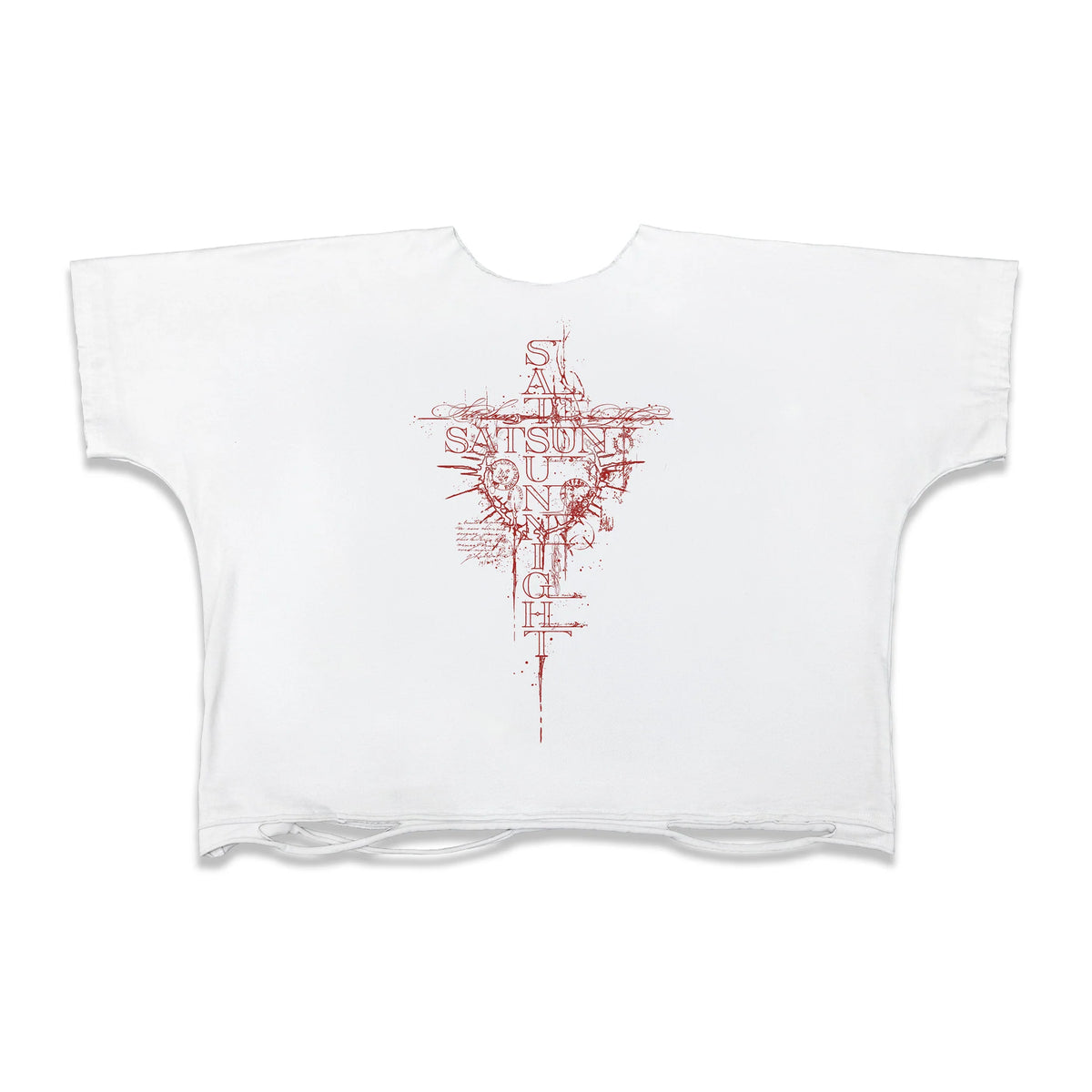 V,06 LOST SWORD BOTH SIDES T-SHIRT WHITE