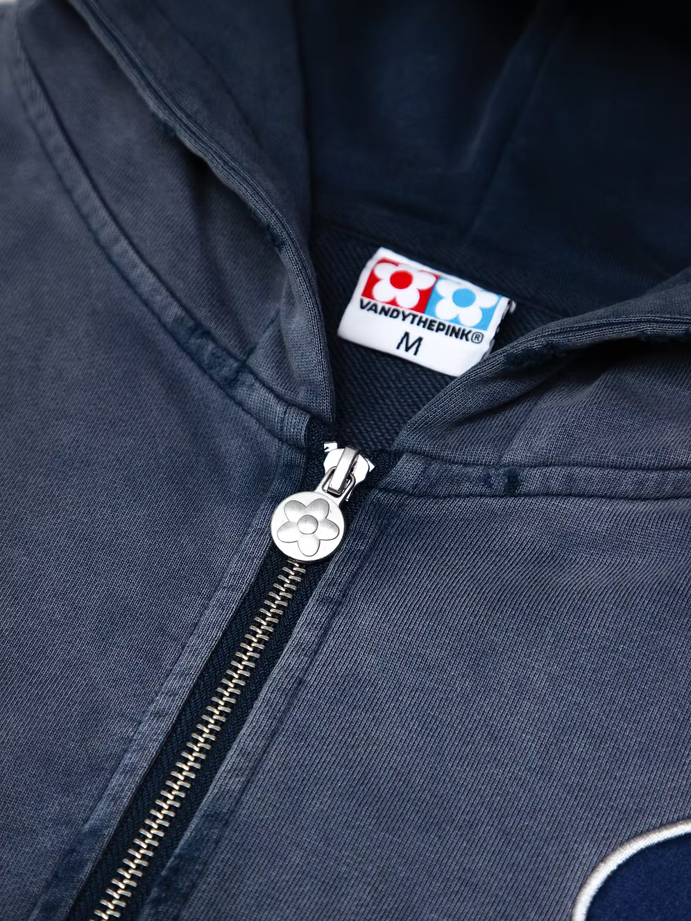 VA Script Zip-Up Hoodie NAVY