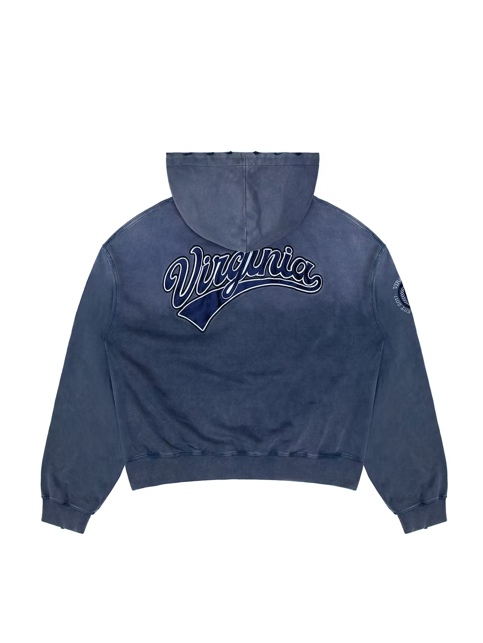 VA Script Zip-Up Hoodie NAVY
