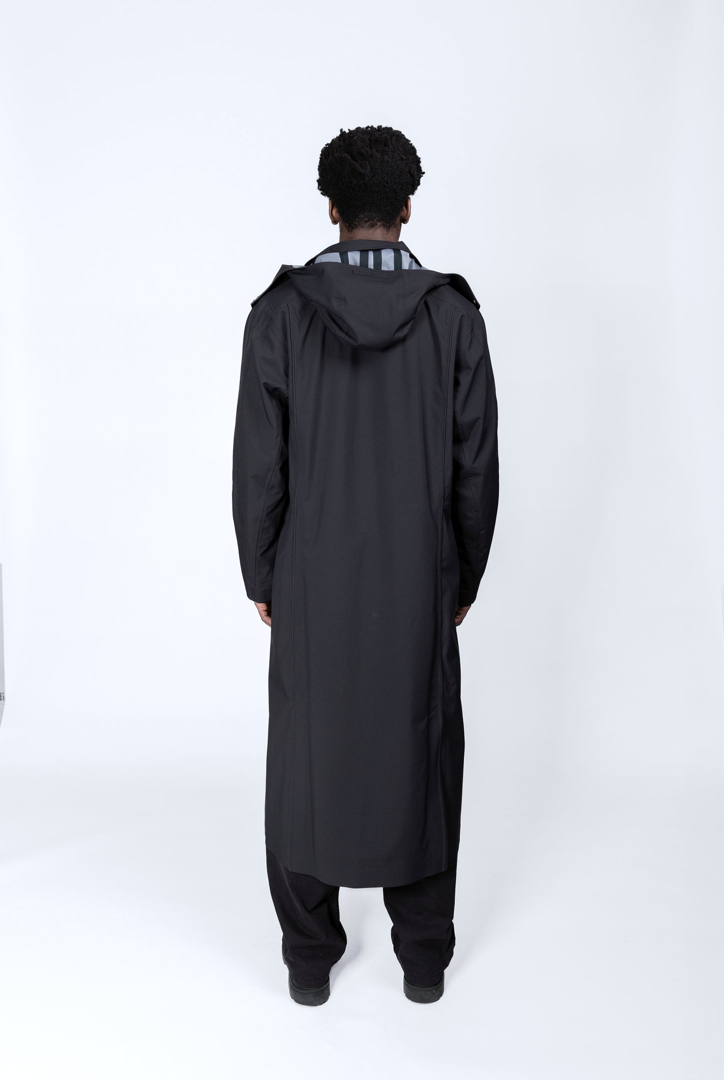 3L Waterproof Trench Coat BLACK