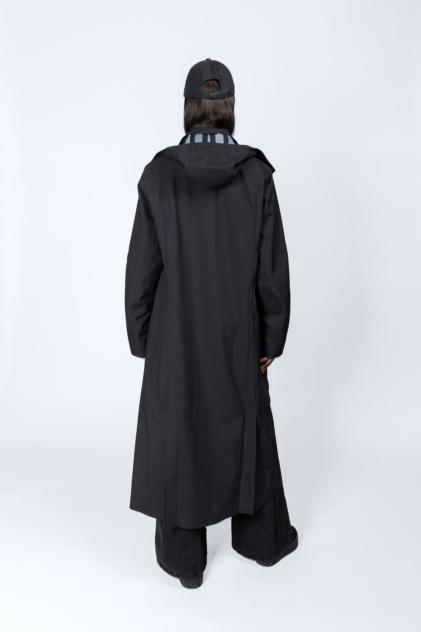 3L Waterproof Trench Coat BLACK