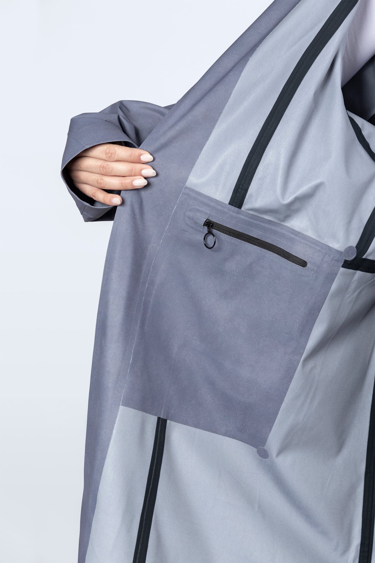 3L Waterproof Trench Coat STONE WASH PRINT
