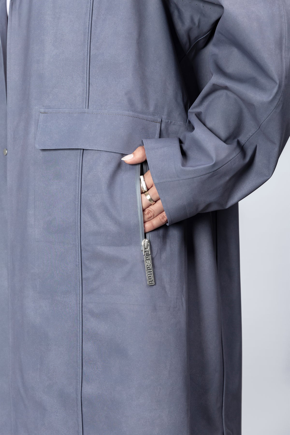 3L Waterproof Trench Coat STONE WASH PRINT