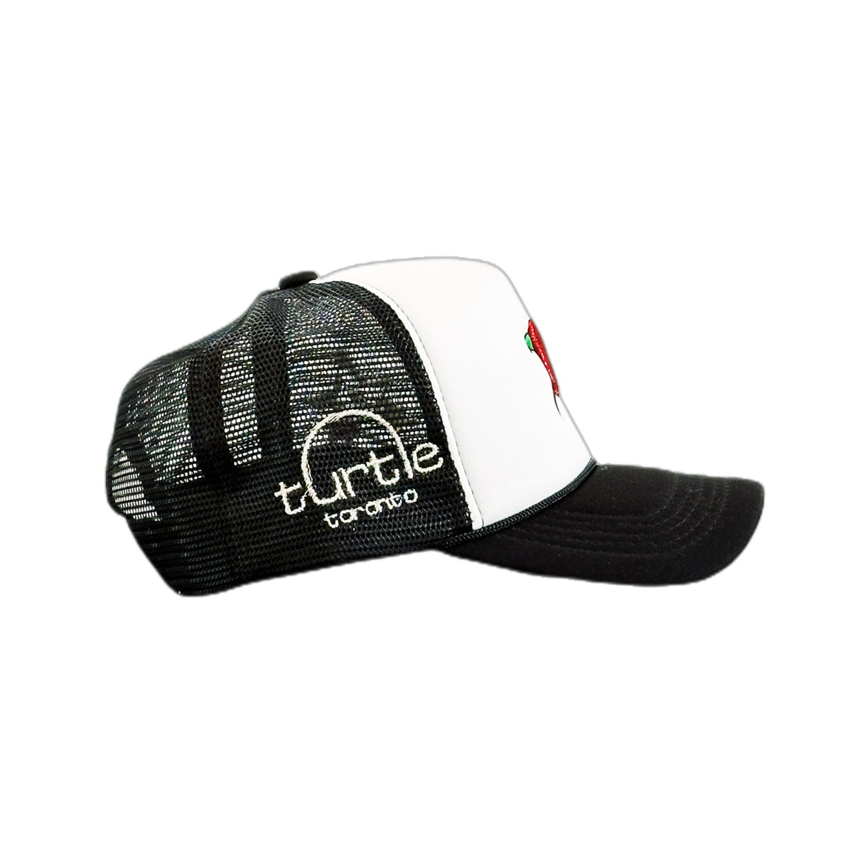 'Slow But Steady' Trucker Hat BLK/WHT