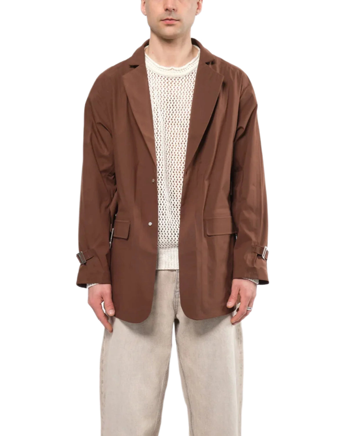 Waterproof Rain Blazer BROWN
