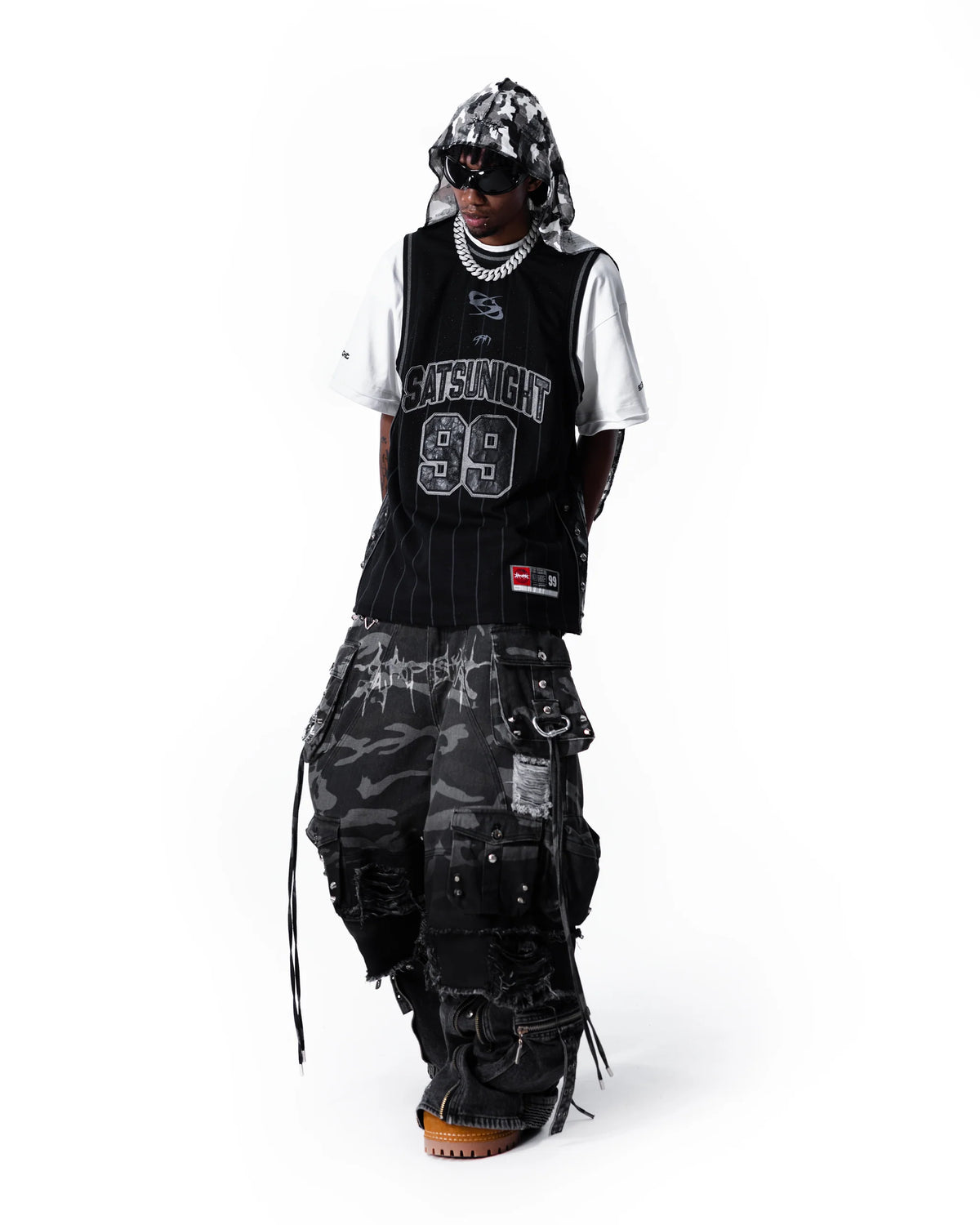 Street Camo 2.0 Durag WHITE