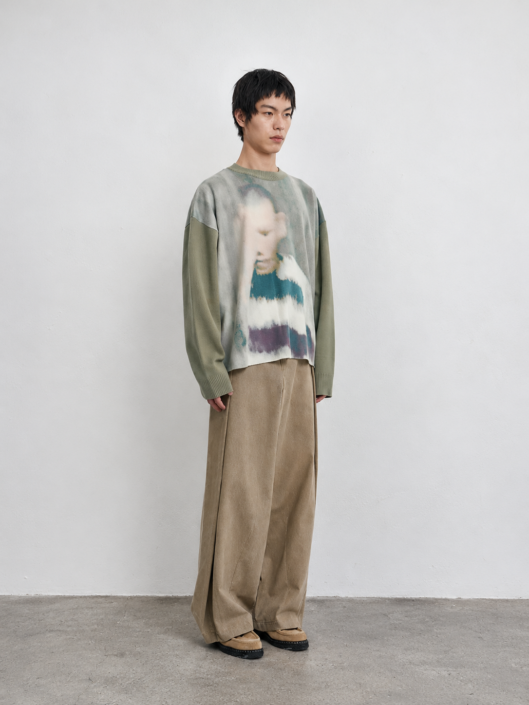 Jack a Dull Boy Watercolor Sweater MINT