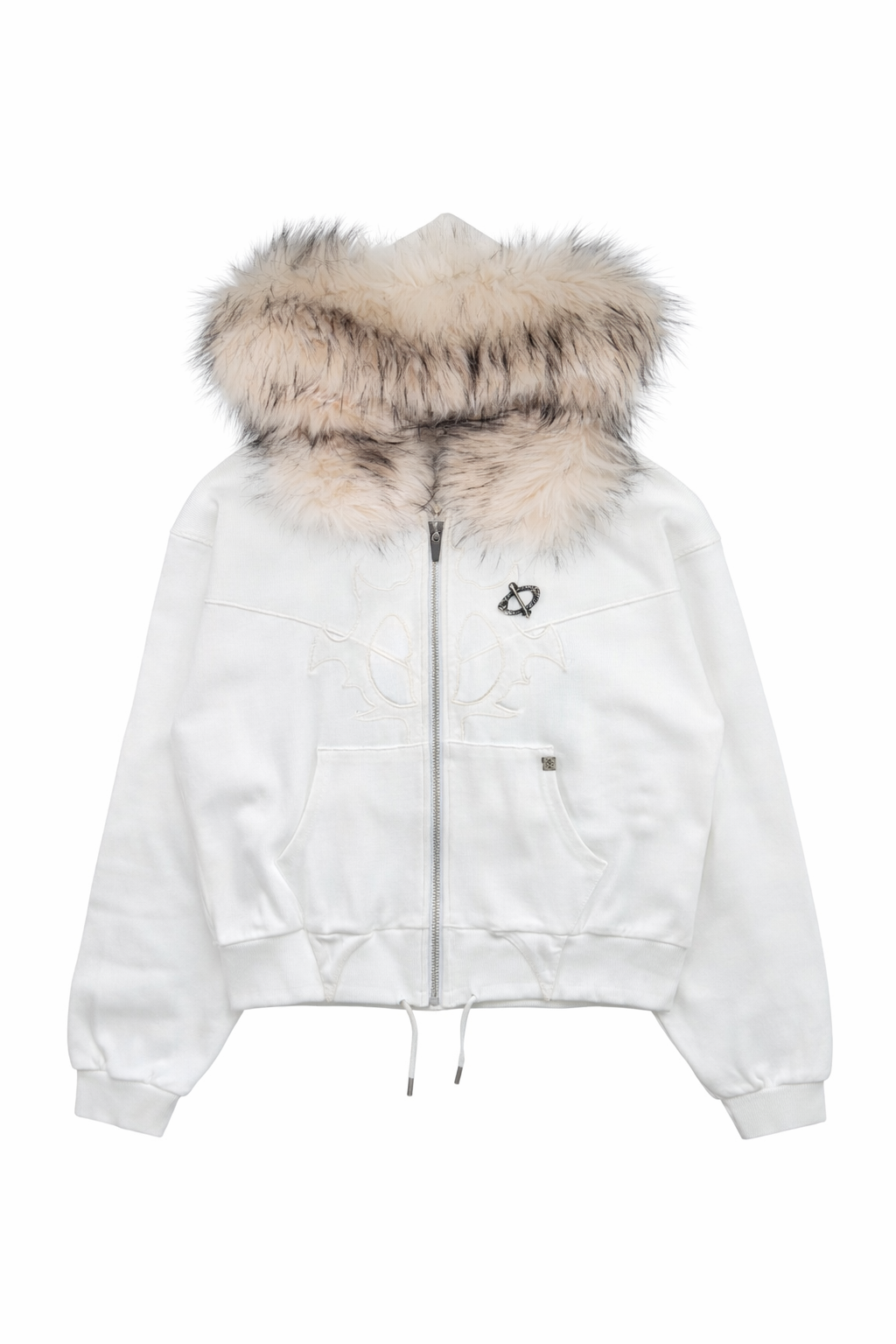 Molar Fur Zip-UP WHITE