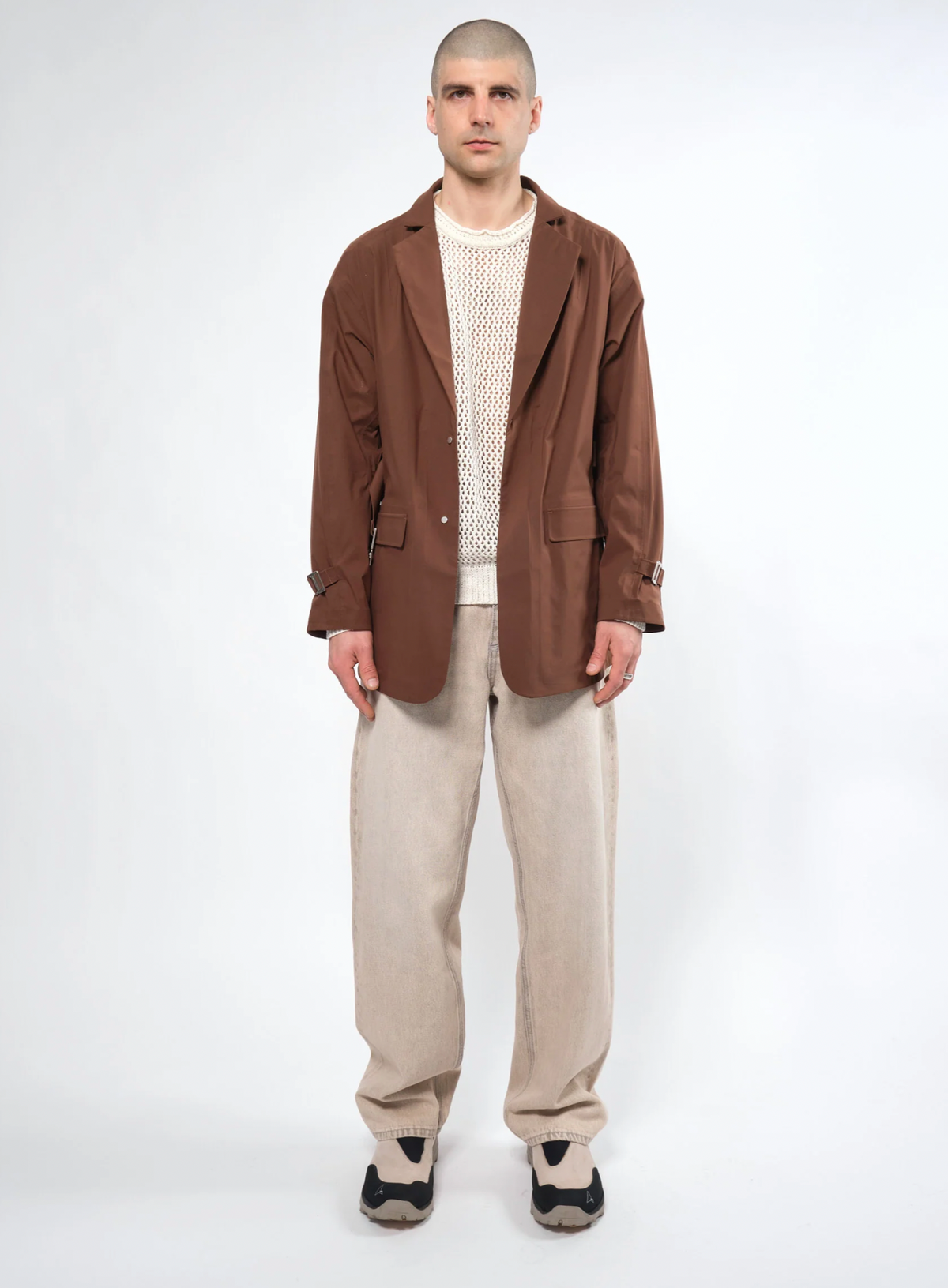 Waterproof Rain Blazer BROWN