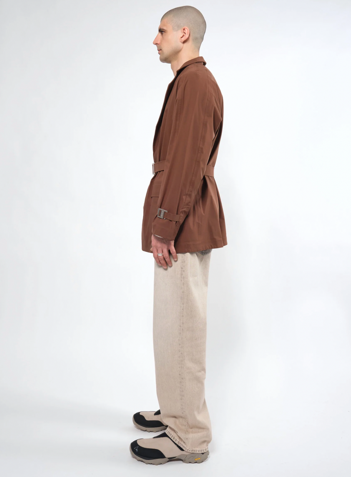 Waterproof Rain Blazer BROWN