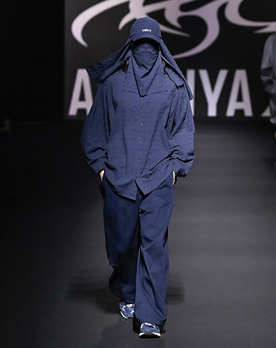 Dobby Batwing Shirt NAVY
