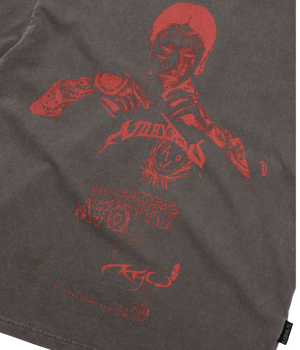 Pseudo Knight Tee DARK BROWN