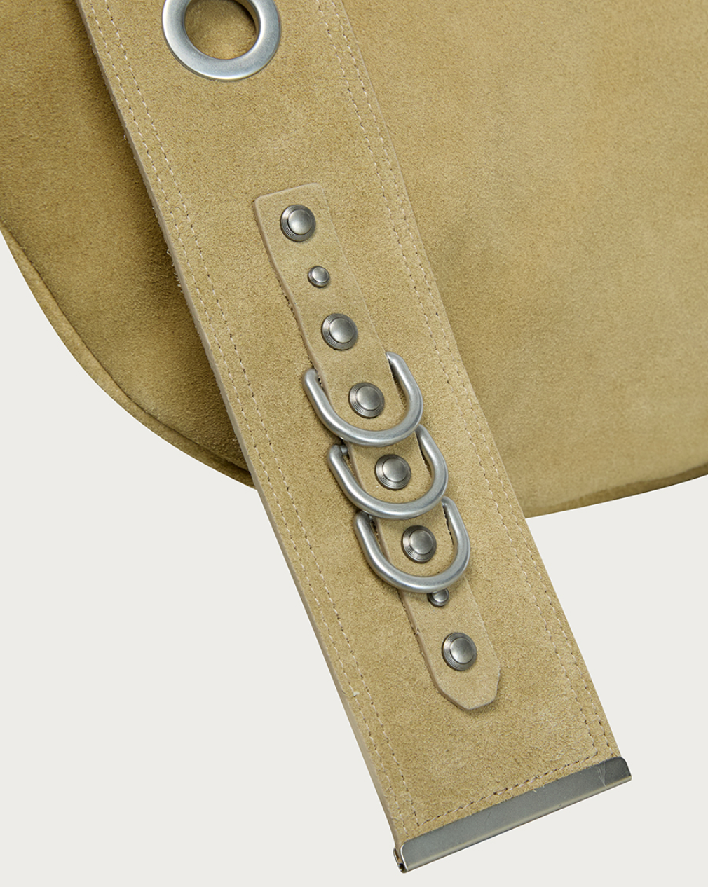 Bella Wide Strap Hobo Bag BEIGE