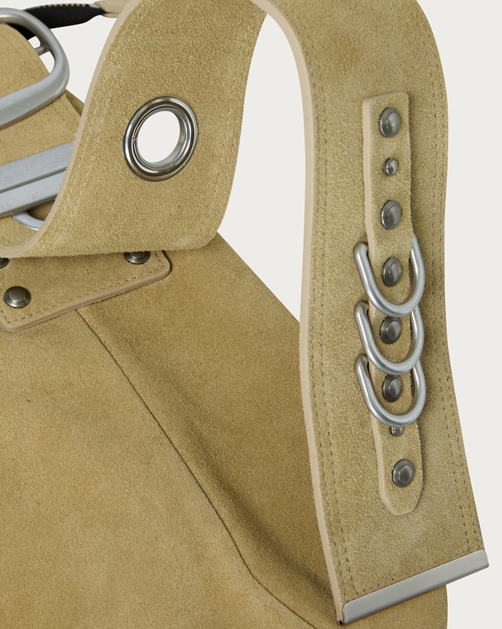 Bella Wide Strap Hobo Bag BEIGE
