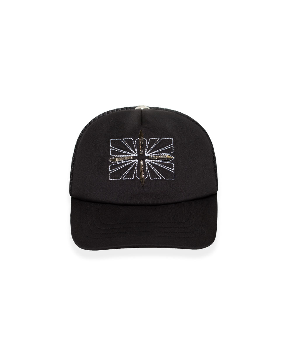 Cross Bright Trucker Hat BLACK