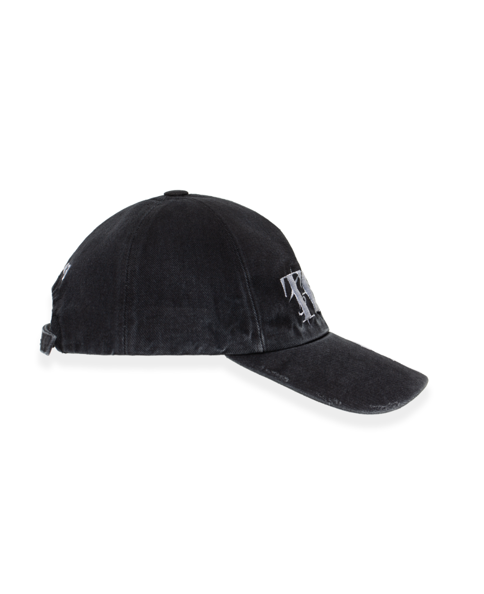 The Cap Dark Washing Ball Cap DARK GREY