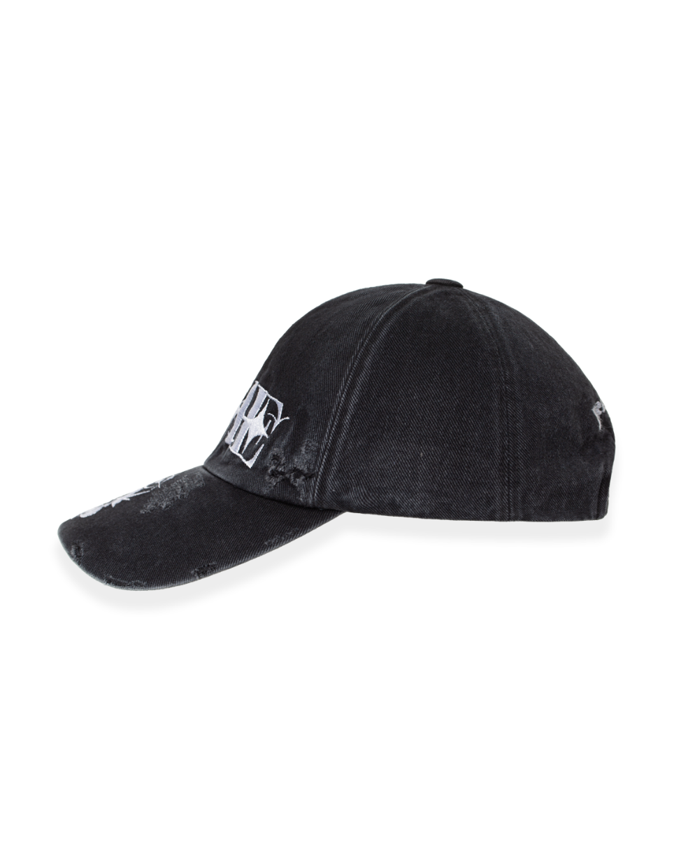 The Cap Dark Washing Ball Cap DARK GREY