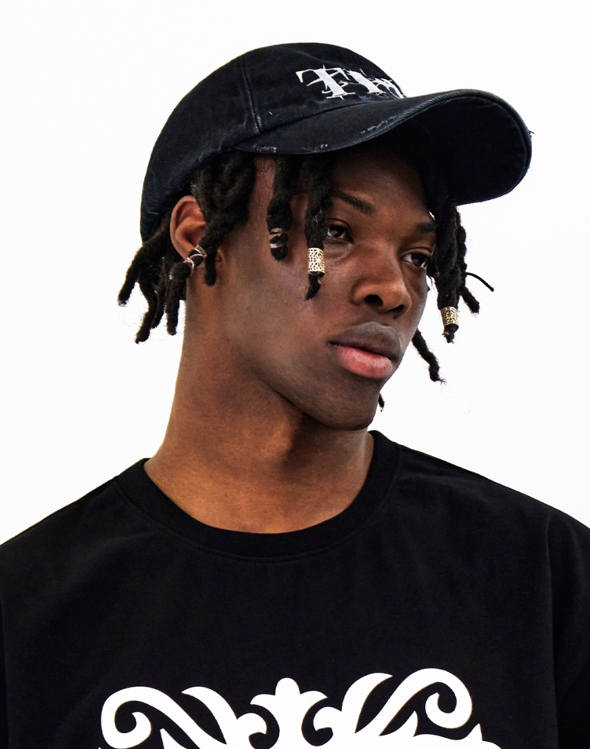 The Cap Dark Washing Ball Cap DARK GREY