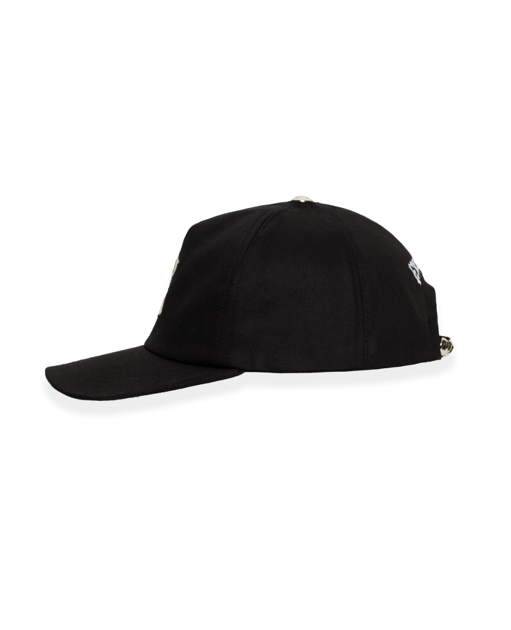 Nouveau Bright E Denim Dad Cap BLACK