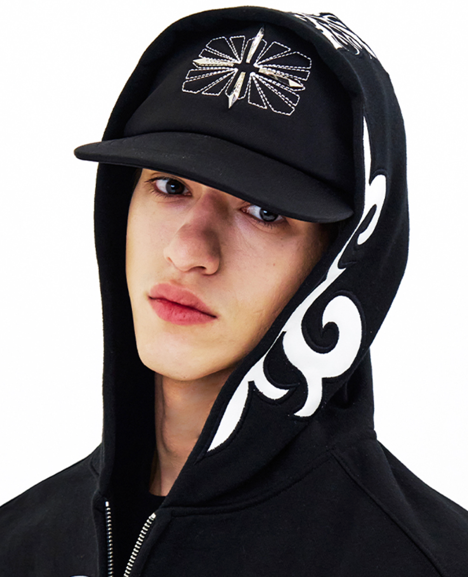 Cross Bright Trucker Hat BLACK