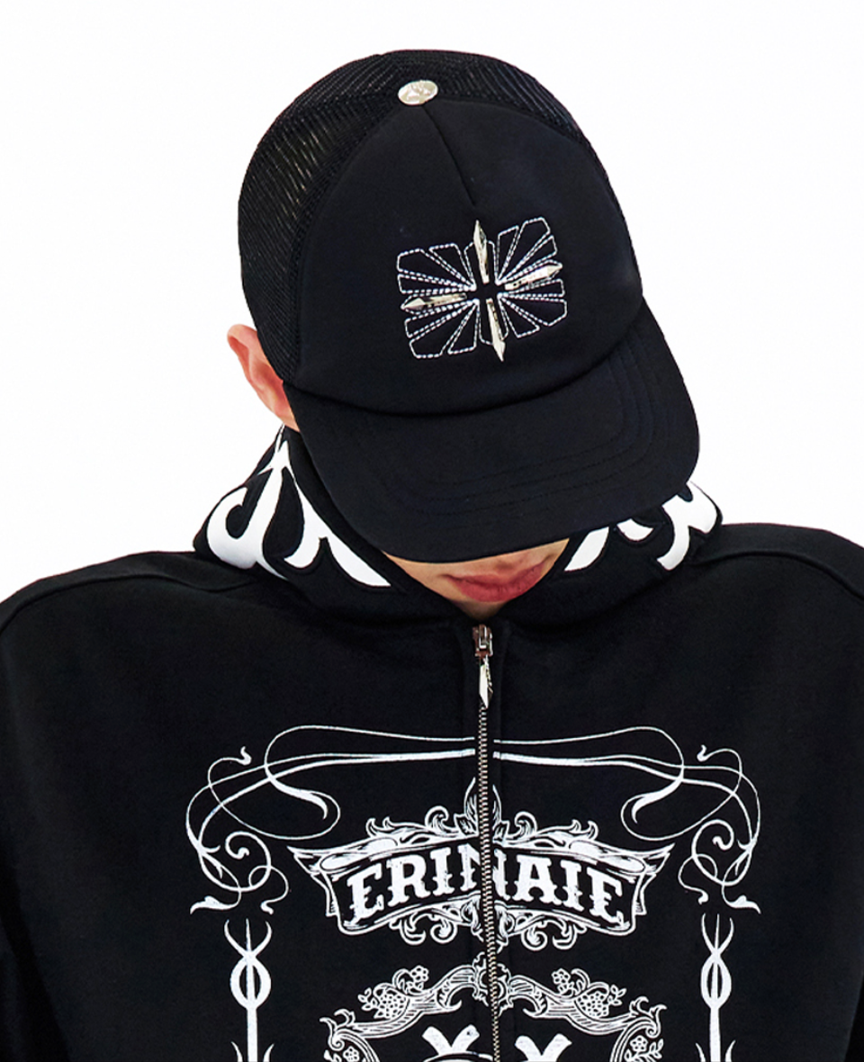 Cross Bright Trucker Hat BLACK