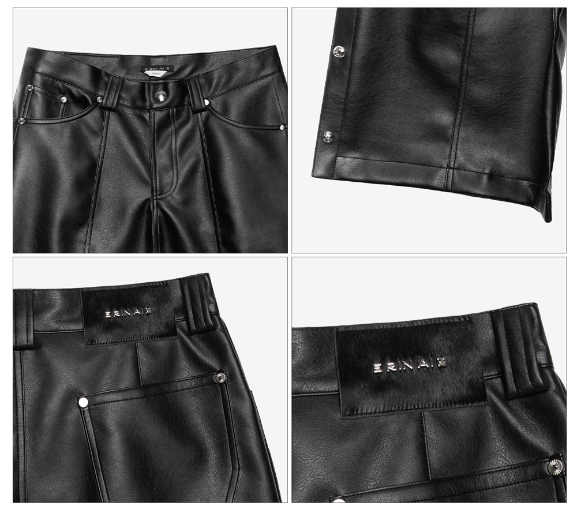 Nouveau Snap Bermuda Pants BLACK