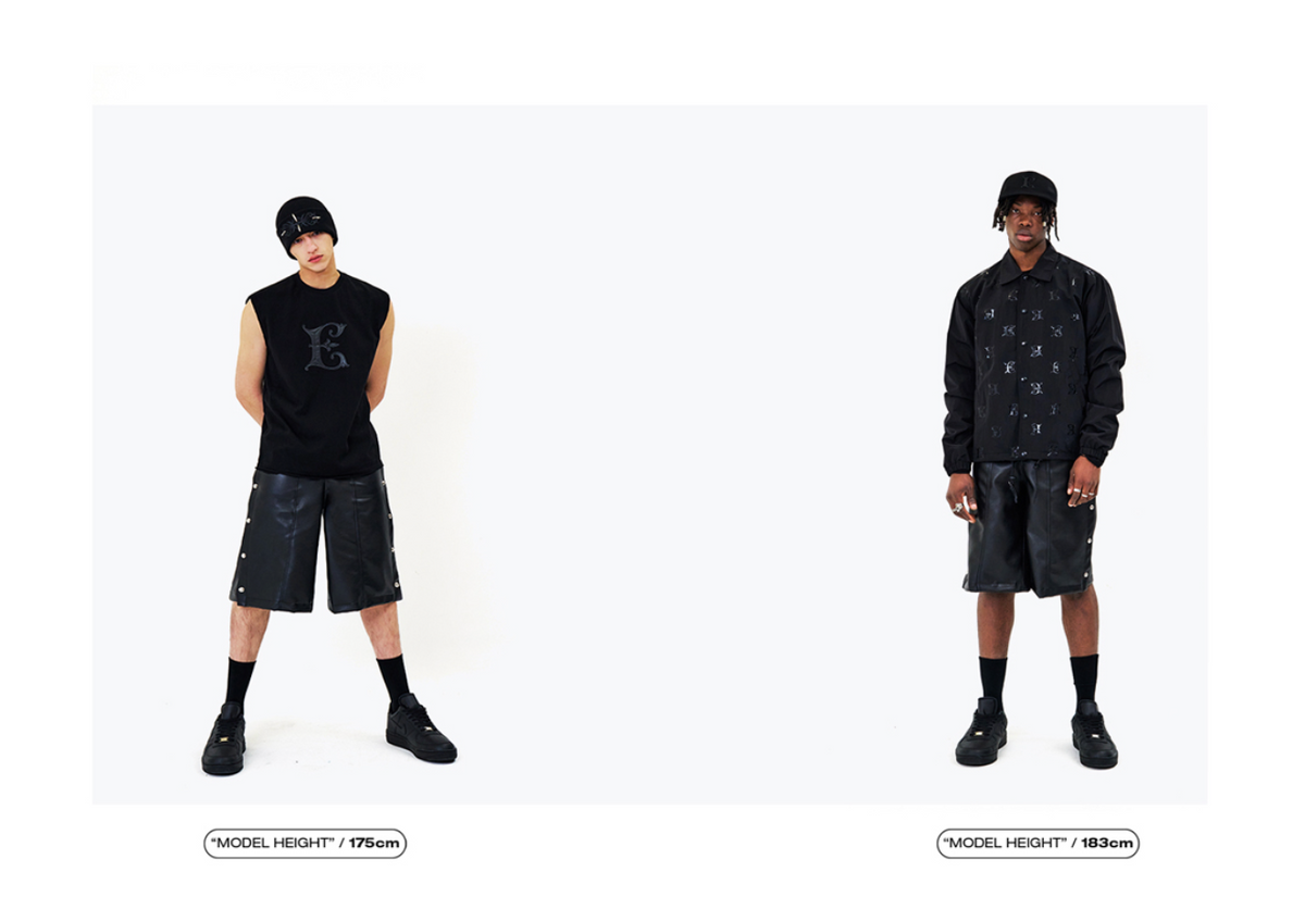 Nouveau Snap Bermuda Pants BLACK