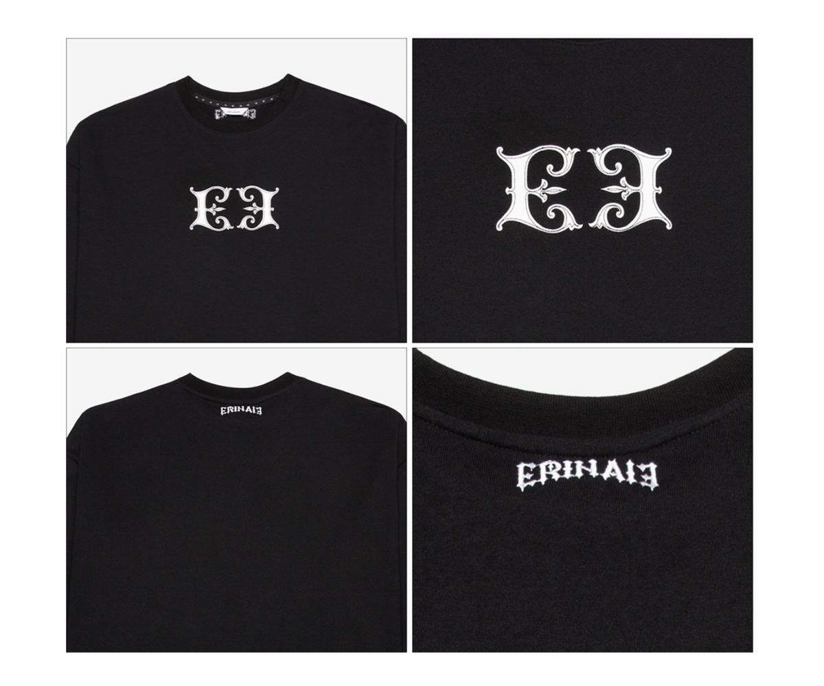 Gemini Bright E Long Sleeve Tee BLACK