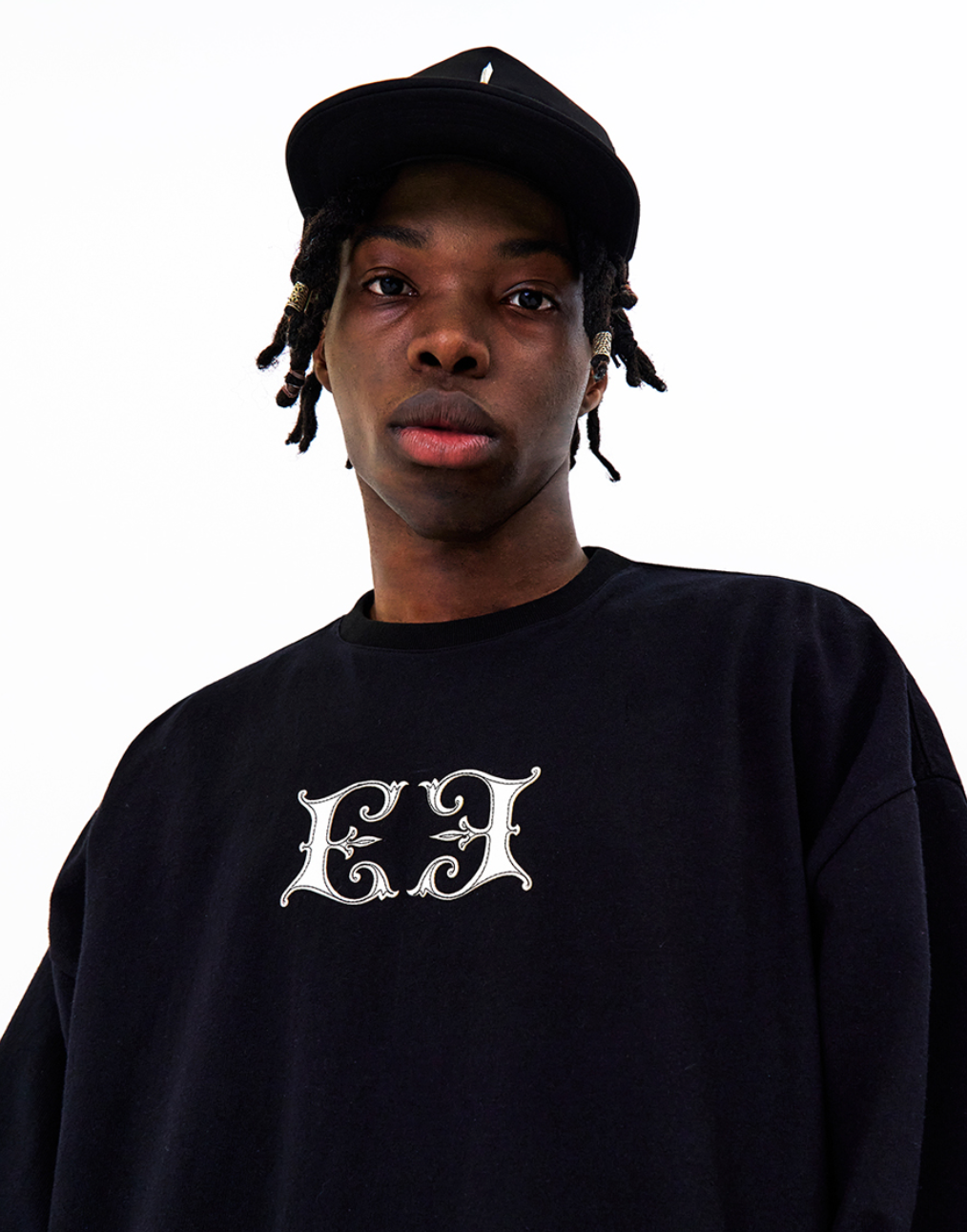 Gemini Bright E Long Sleeve Tee BLACK