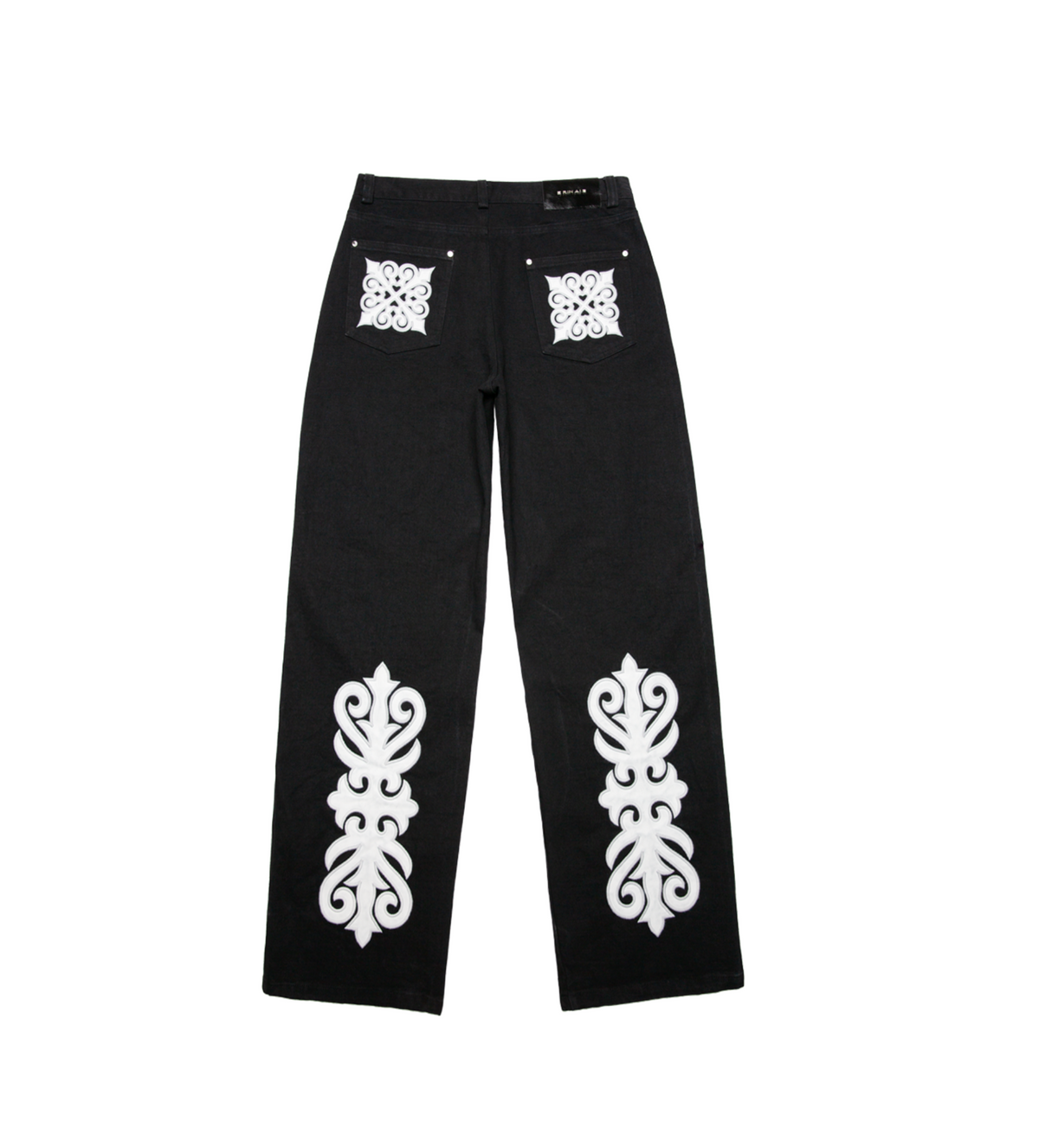 Dark Tribal Party Denim BLK/WHT