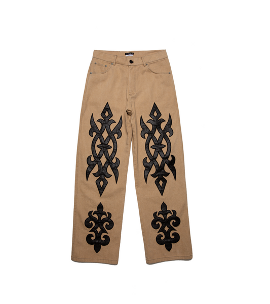Dark Tribal Party Denim CAMAEL