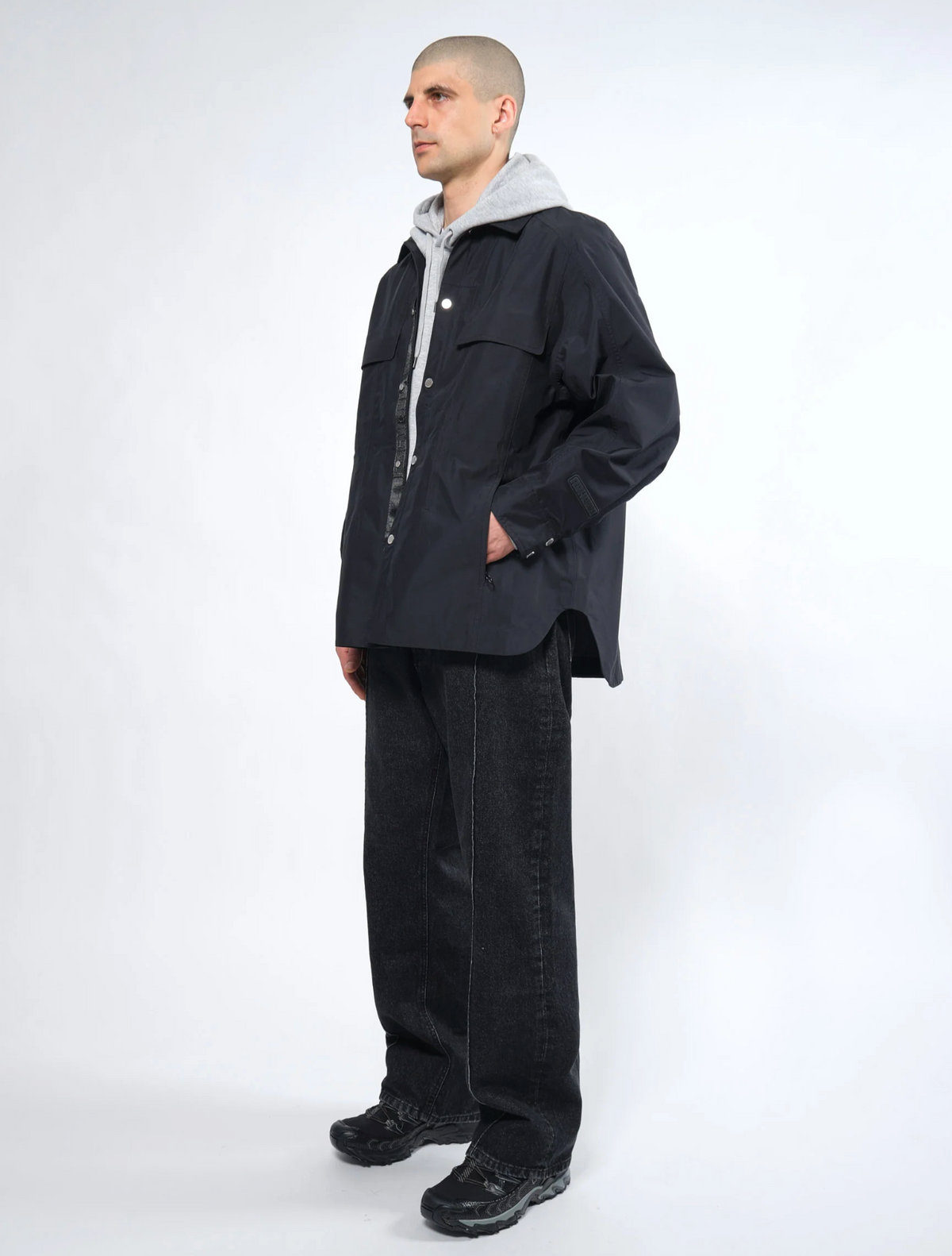 Waterproof Rain Jacket BLACK