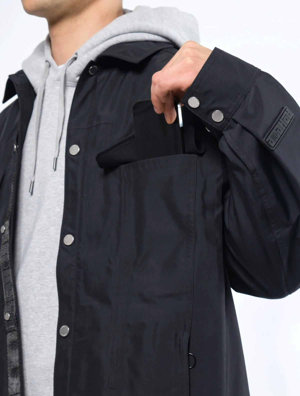 Waterproof Rain Jacket BLACK