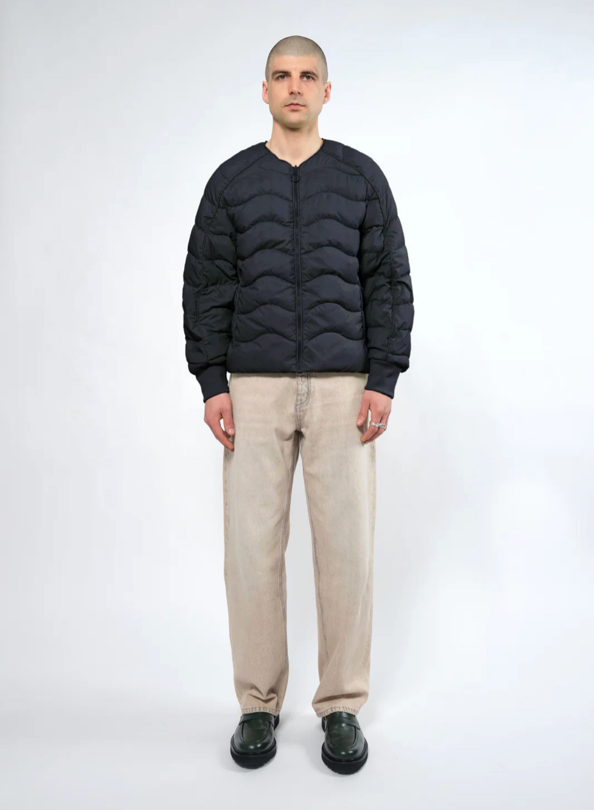 Re:Down® Light Puffer Jacket BLACK