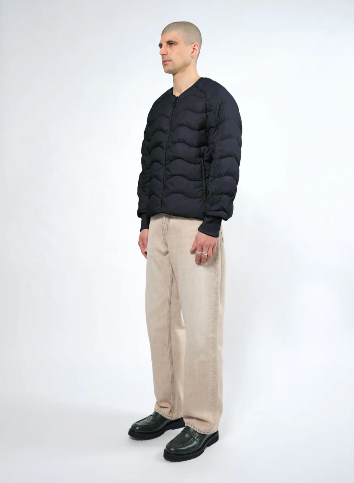 Re:Down® Light Puffer Jacket BLACK