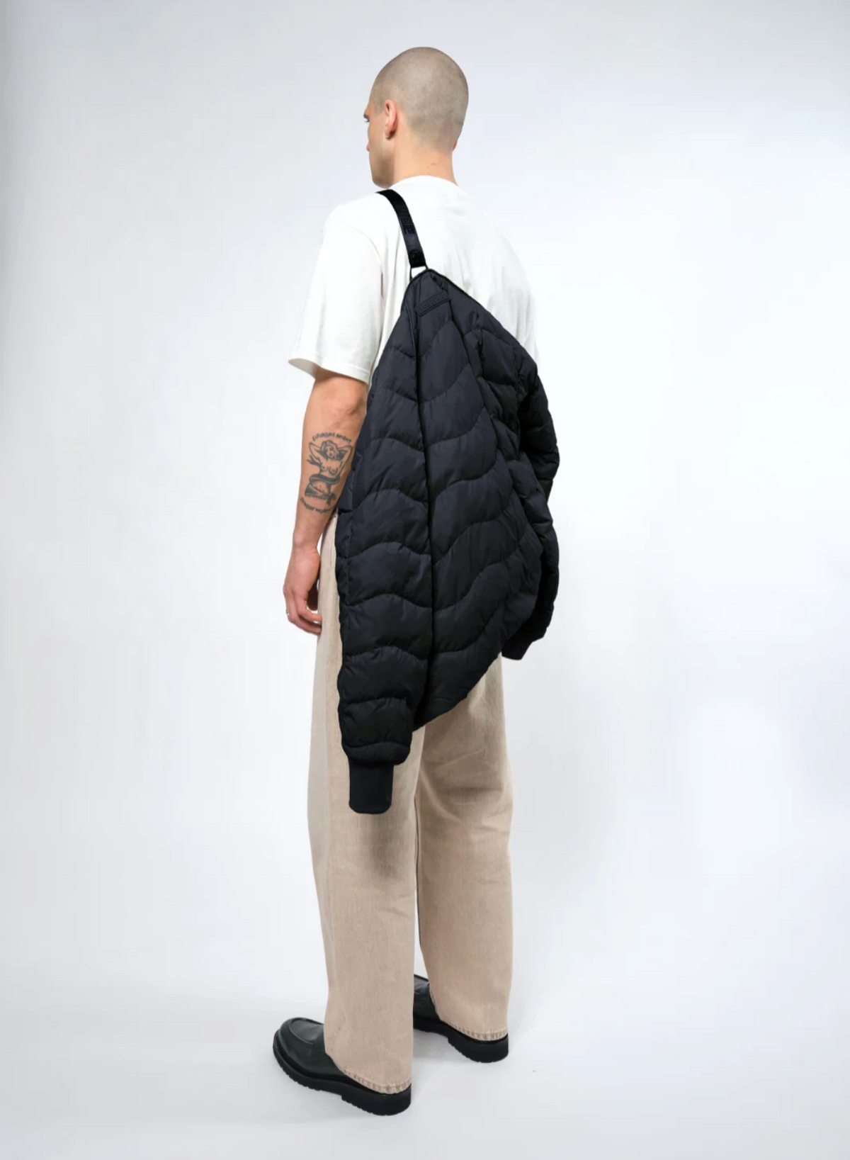 Re:Down® Light Puffer Jacket BLACK