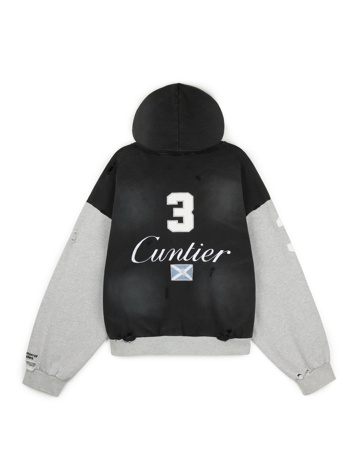 Cuntier Zip-Up Hoodie BLACK