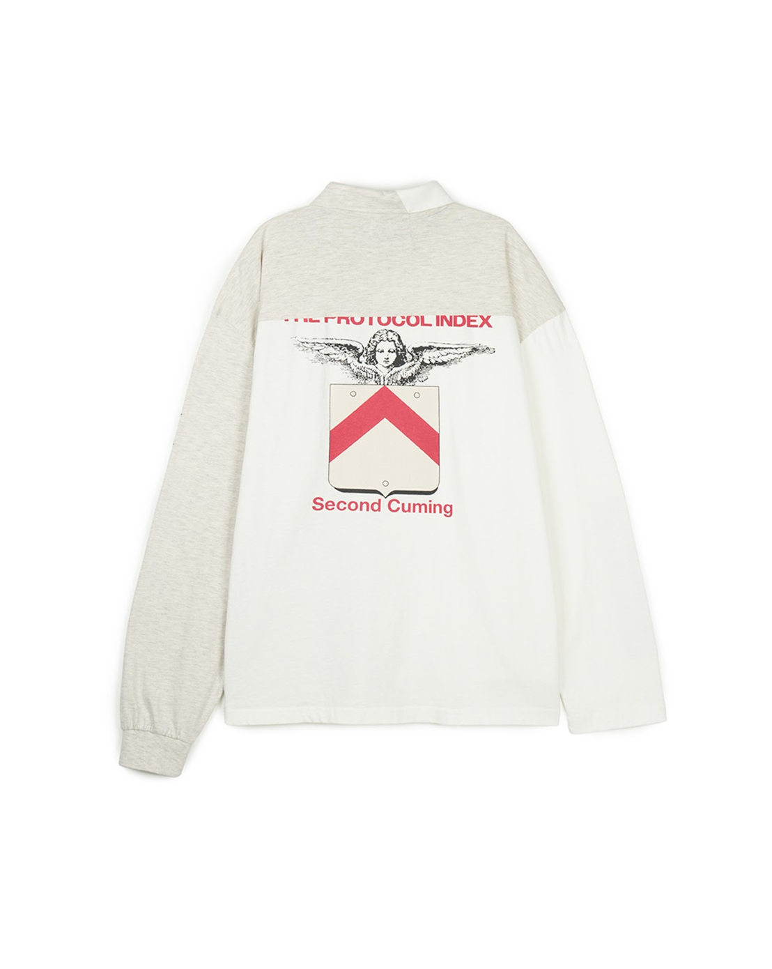 Panelled Jersey Shirt IVORY