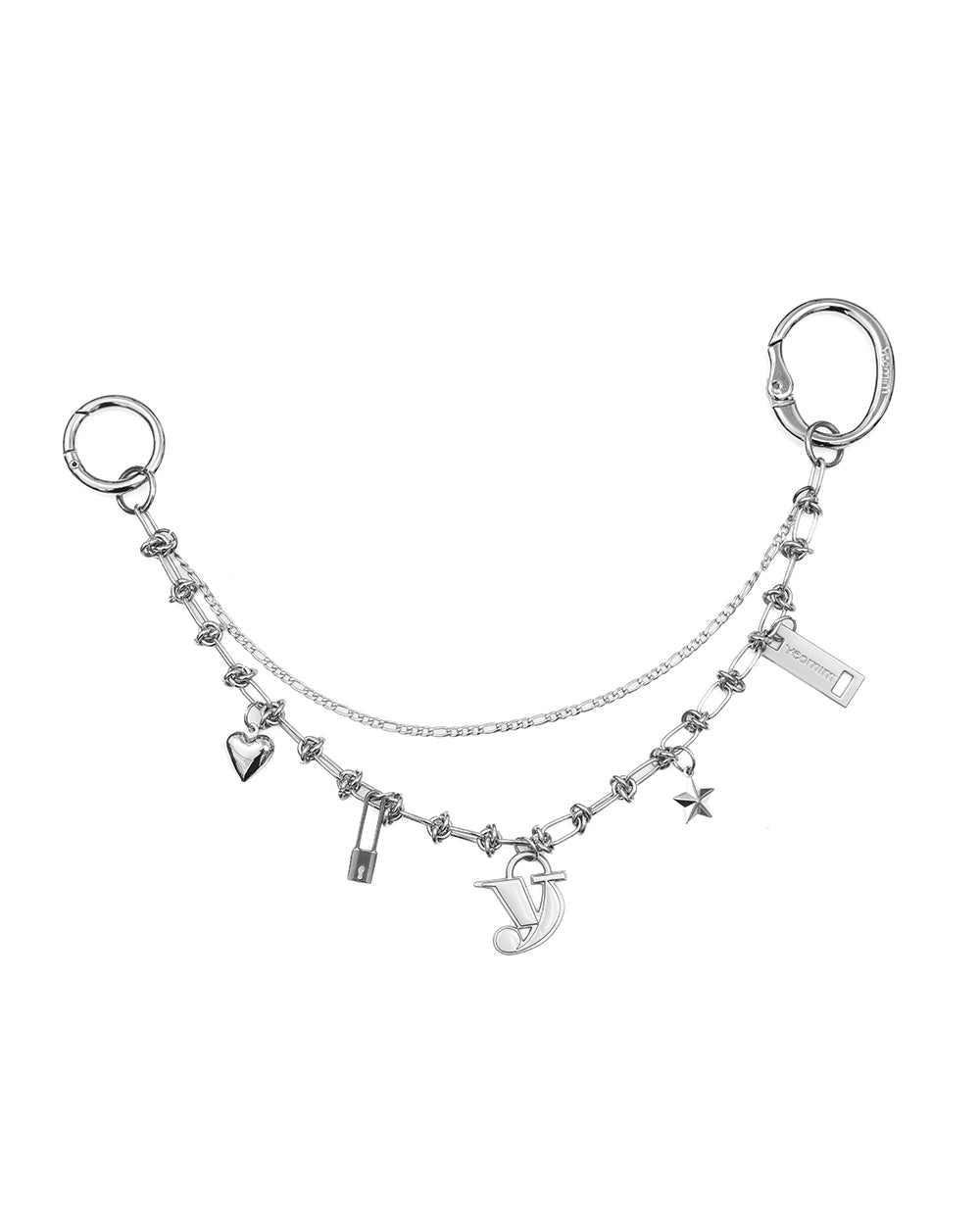 Y Chain Keyring SILVER