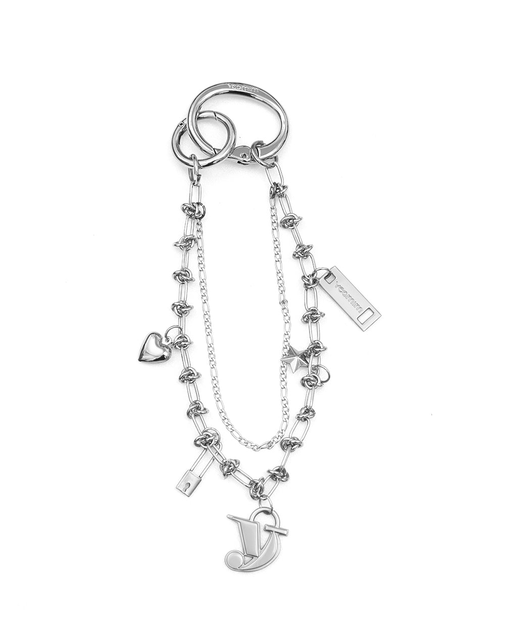 Y Chain Keyring SILVER